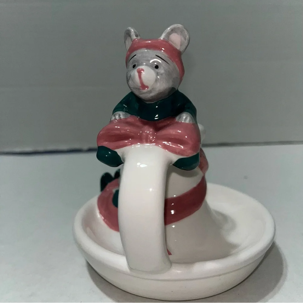Applause A‎ Pair of Mice Ceramic Candlestick